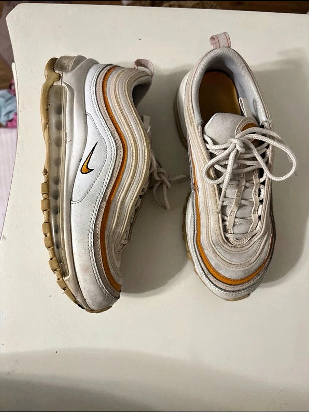 Nike Air Max 97 Sneakers White & Orange